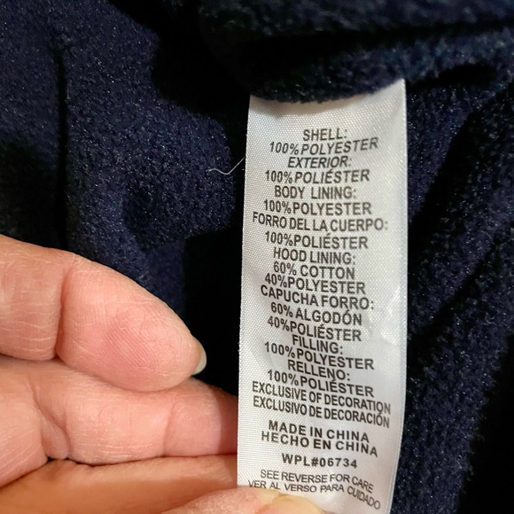 Nautica Dark Blue Hooded Infant Snowsuit Size 6/9 Months - Picture 6 of 10